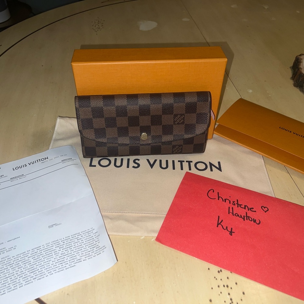 Louis Vuitton Emilie Wallet in DE Rose Ballerine!🩷